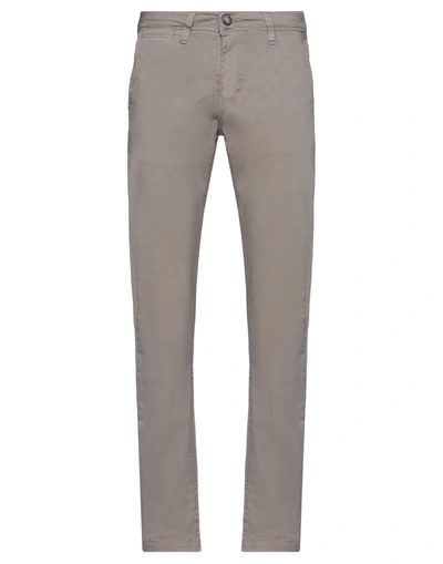 Shop Gaudì Man Pants Khaki Size 28 Cotton, Elastane In Beige