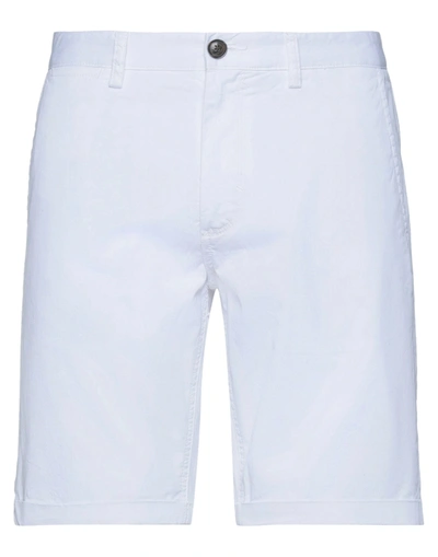 Shop Sun 68 Man Shorts & Bermuda Shorts White Size 32 Cotton, Elastane