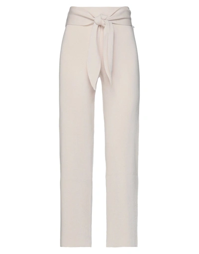 Shop Antonella Rizza Woman Pants Ivory Size L Merino Wool In White