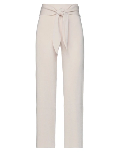 Antonella Rizza Knitted High-waisted Trousers In White
