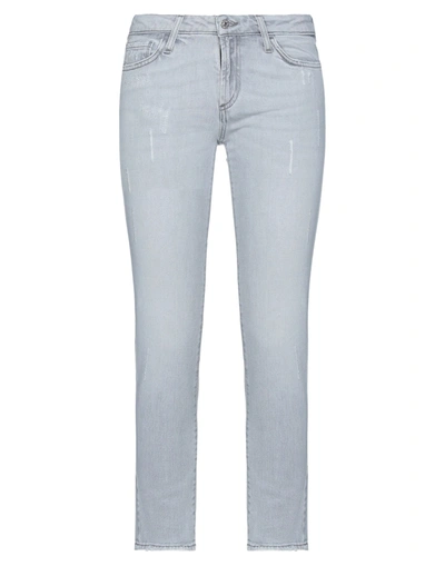 Shop Roy Rogers Roÿ Roger's Woman Jeans Grey Size 26 Cotton, Elastane