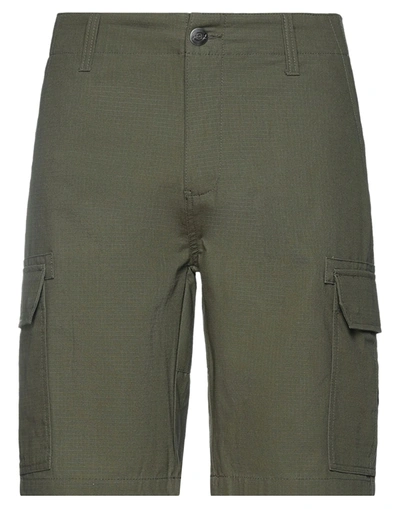 Shop Dickies Man Shorts & Bermuda Shorts Military Green Size 31 Cotton