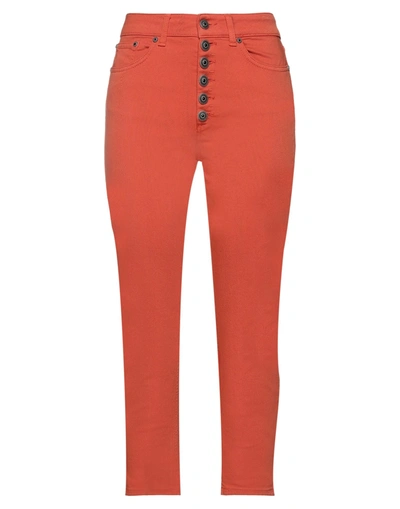 Shop Dondup Pants In Orange