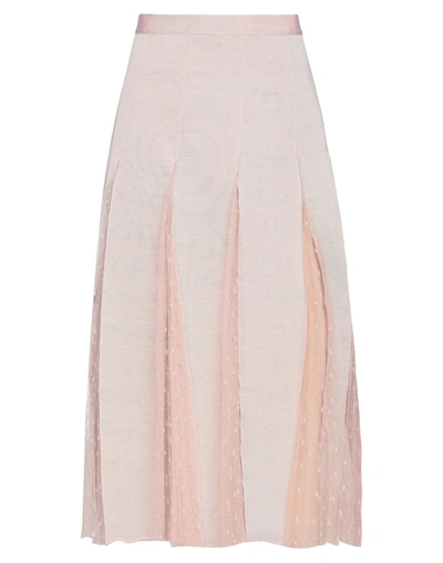Red Valentino Midi Skirts In Pink