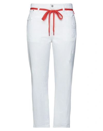Shop Denimist Woman Jeans White Size 29 Cotton