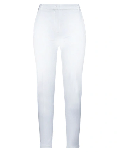 Pinko Tailored White Trousers With Side Pockets In White
