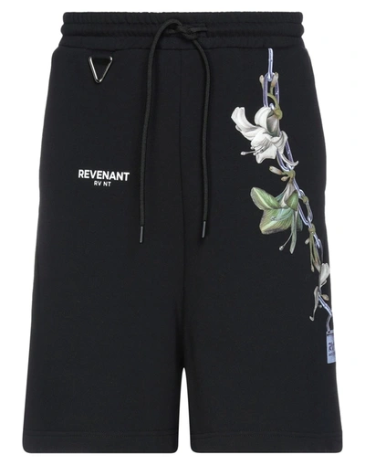 Shop Revenant Rv Nt Man Shorts & Bermuda Shorts Black Size S Cotton