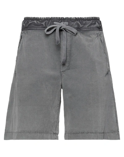Shop Crossley Man Shorts & Bermuda Shorts Lead Size Xxl Cotton, Elastane