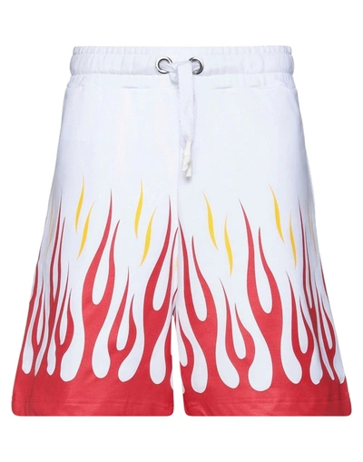 Shop Omc Man Shorts & Bermuda Shorts White Size Xxs Cotton, Polyester