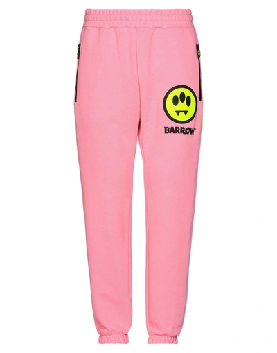 Shop Barrow Man Pants Pink Size M Cotton