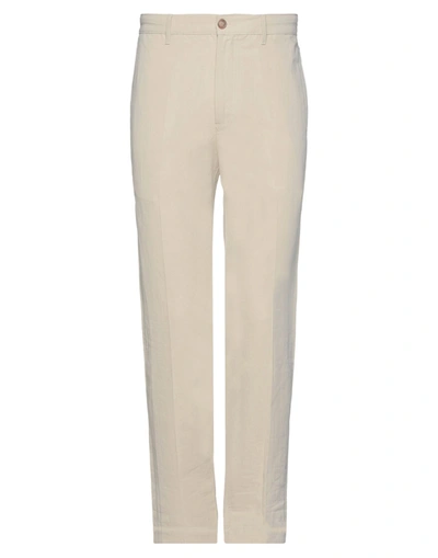Shop Mauro Grifoni Pants In Beige