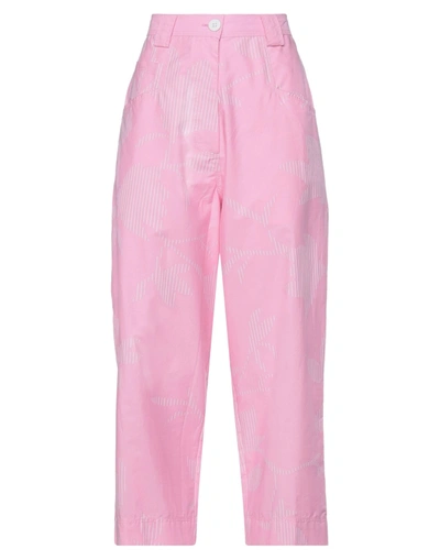 Shop Love Birds Lovebirds Woman Pants Pink Size S Cotton