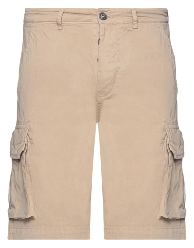 Shop 40weft Man Shorts & Bermuda Shorts Beige Size 26 Cotton