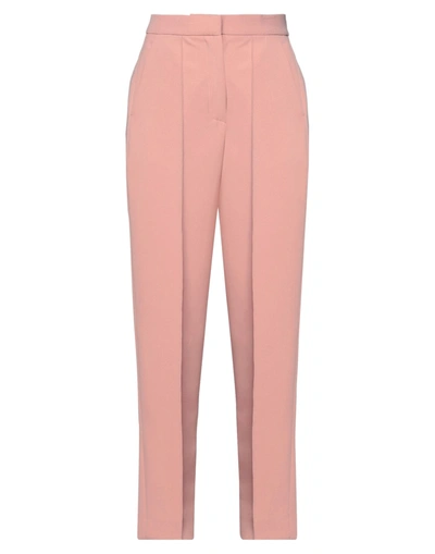 Shop Veronica Iorio Woman Pants Salmon Pink Size 8 Pes - Polyethersulfone, Elastane