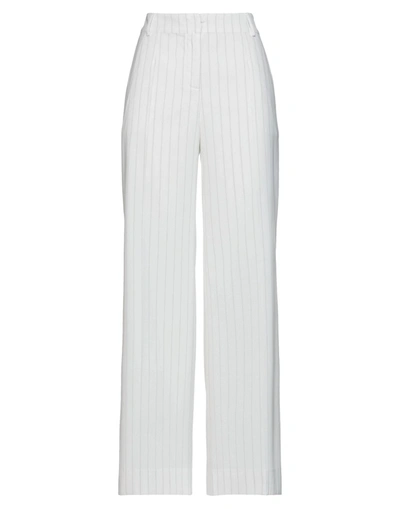 Shop Purotatto Woman Pants White Size 8 Viscose, Polyester, Elastane