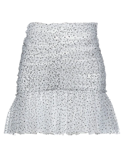 Shop Aniye By Woman Mini Skirt White Size 8 Polyester