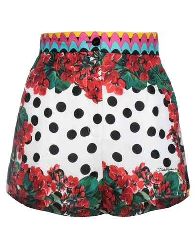 Shop Dolce & Gabbana Woman Shorts & Bermuda Shorts Black Size 2 Silk