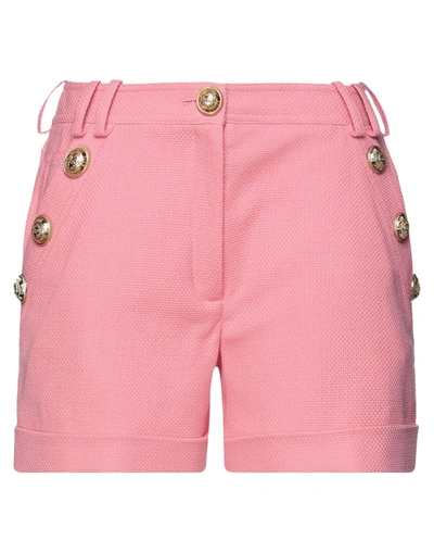 Shop Balmain Shorts & Bermuda Shorts In Pink
