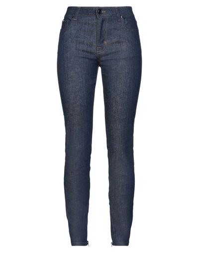 Shop Tom Ford Woman Jeans Blue Size 29 Cotton, Elastane