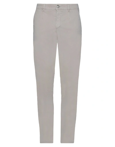 Shop Havana & Co. Man Pants Light Grey Size 34 Cotton, Elastane