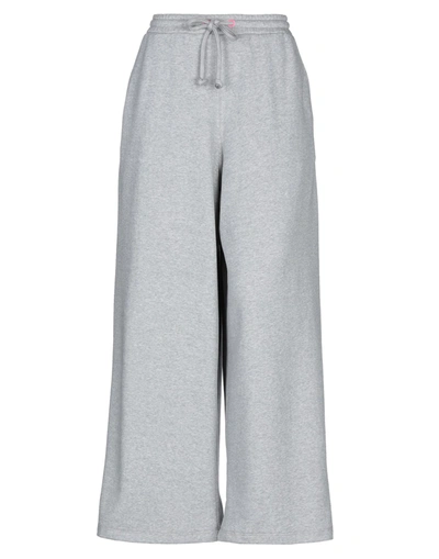 Shop Sjyp Woman Pants Light Grey Size L Cotton, Polyester