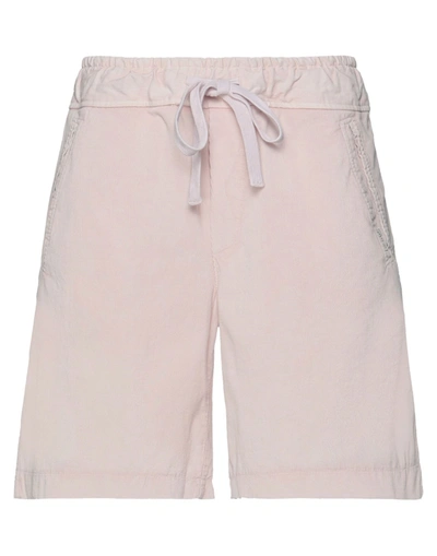 Shop Crossley Man Shorts & Bermuda Shorts Light Pink Size Xxl Cotton, Elastane