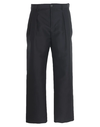 Shop Valentino Garavani Man Pants Black Size 32 Cotton, Silk