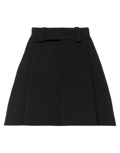 Shop Chloé Woman Shorts & Bermuda Shorts Black Size 6 Viscose