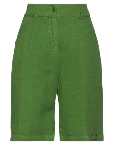 Shop Aspesi Shorts & Bermuda Shorts In Green