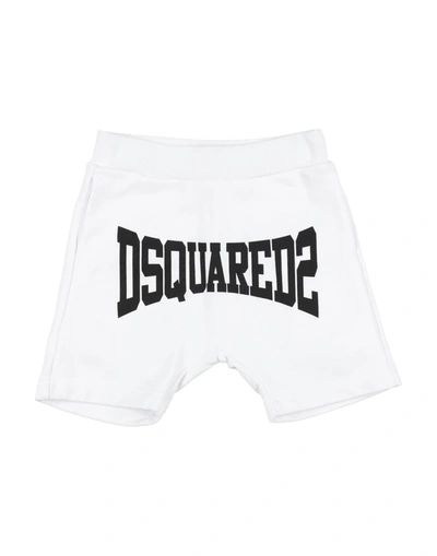 Shop Dsquared2 Shorts & Bermuda Shorts In White