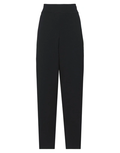 Shop Emporio Armani Woman Pants Black Size 10 Polyester, Elastane