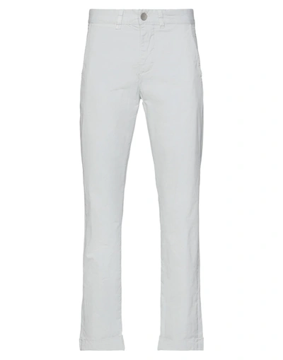 Shop Jeckerson Man Pants Light Grey Size 30 Cotton, Elastane