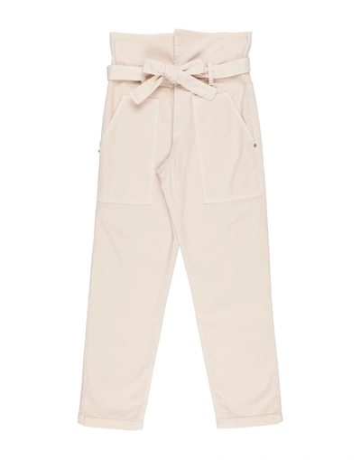 Shop L:ú L:ú By Miss Grant Toddler Girl Pants Beige Size 6 Cotton, Elastane