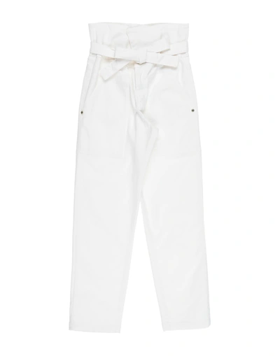 Shop L:ú L:ú By Miss Grant Toddler Girl Pants White Size 4 Cotton, Elastane