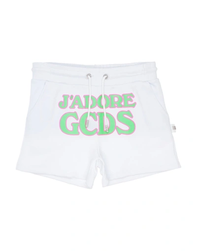 Shop Gcds Mini Shorts & Bermuda Shorts In White