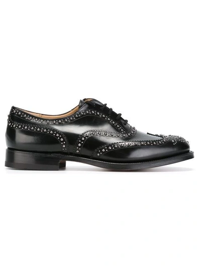 Church's Burwood Met Studded Brogues - 黑色 In Black