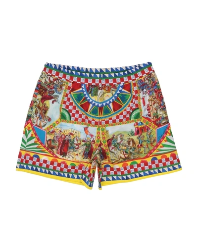 Shop Dolce & Gabbana Shorts & Bermuda Shorts In Yellow