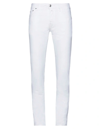 Shop Jacob Cohёn Pants In White