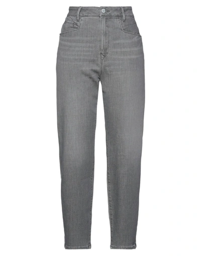 Shop Dawn Woman Jeans Grey Size 28w-28l Organic Cotton, Cotton, Elastomultiester, Elastane