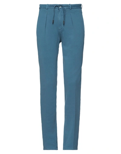 Shop Circolo 1901 Pants In Slate Blue