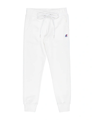 Shop K-way Toddler Boy Pants White Size 7 Cotton