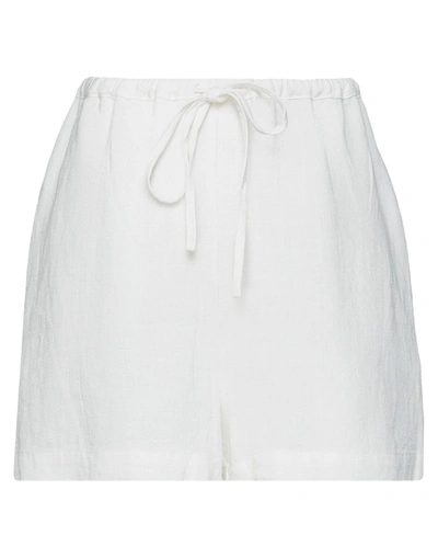 Shop Caffe' D'orzo Shorts & Bermuda Shorts In Ivory