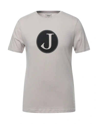 Shop Jeckerson Man T-shirt Beige Size Xxl Cotton