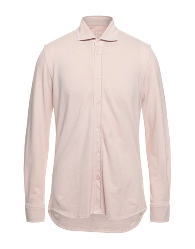 Shop Circolo 1901 Man Shirt Light Pink Size S Cotton, Elastane