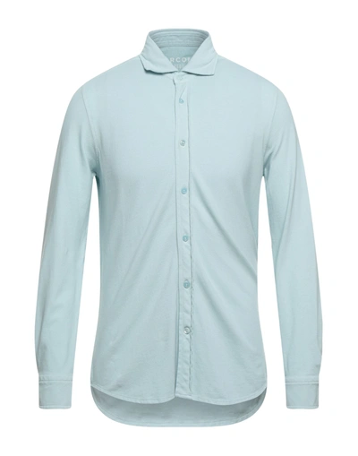 Shop Circolo 1901 Man Shirt Sky Blue Size L Cotton, Elastane