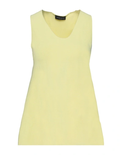 Shop Roberto Collina Woman Top Light Yellow Size M Viscose, Polyester