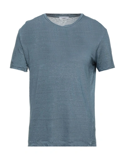Shop Boglioli T-shirts In Slate Blue