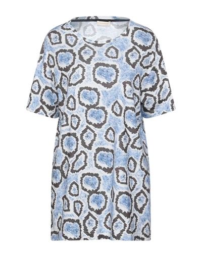 Shop Wunderkind Woman T-shirt Azure Size M Cotton, Modal In Blue