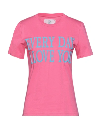 Alberta Ferretti T-shirts In Pink