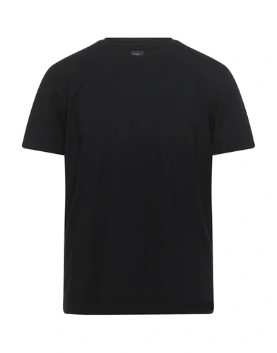 Shop Fedeli T-shirts In Black